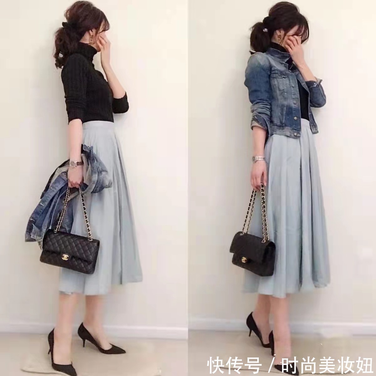 格纹|冬天毛衣怎么穿更显气质,试试“日系风”穿搭,洋气又高级