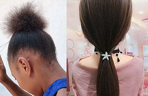 非洲|同样是“扎头发”,中国女生VS非洲女生,网友真怕头发揪秃了