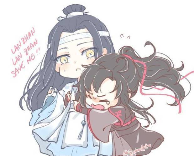 魏婴@六十七、蓝湛,要是个女娃你还舍得罚她倒立抄家规吗