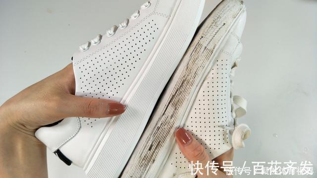 白鞋变脏了别用水擦,教你不用一滴水,擦完鞋边像新的一样