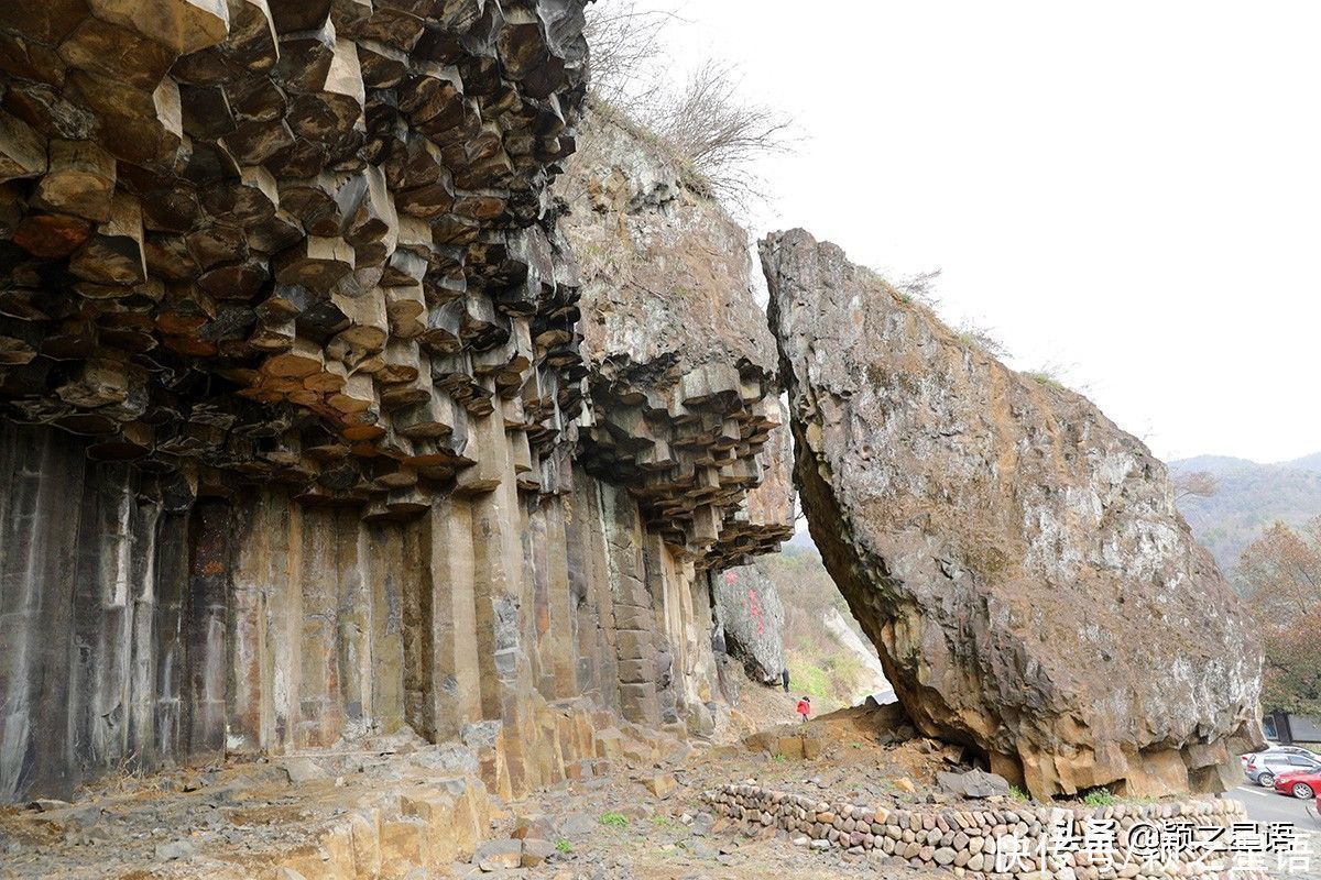 石溪村|第一次见到柱状玄武岩，大自然的地质奇观，不收门票