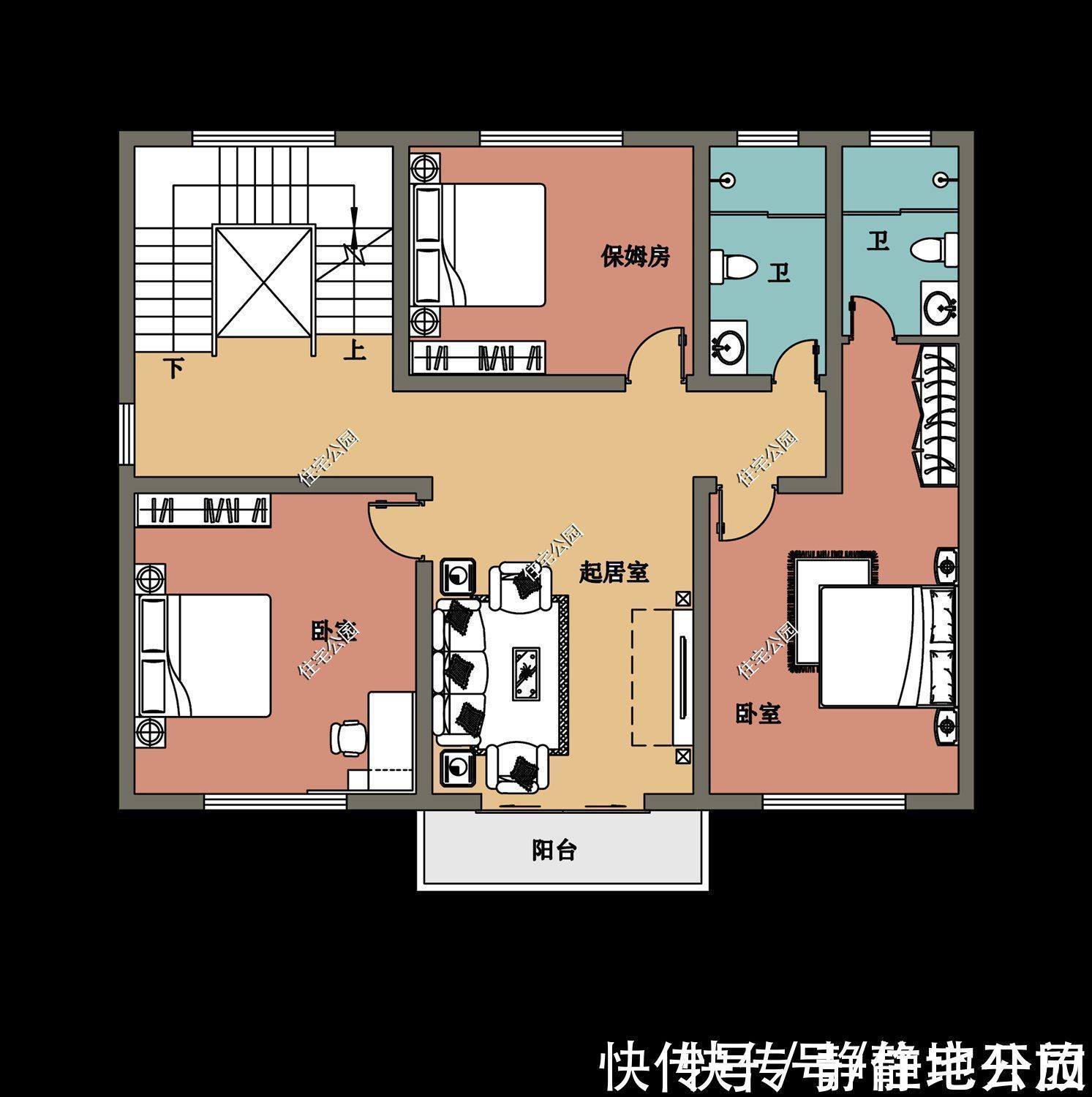 实用|10套柴火灶户型推荐,实用性不输城里小区房,尤其是第6套太美了