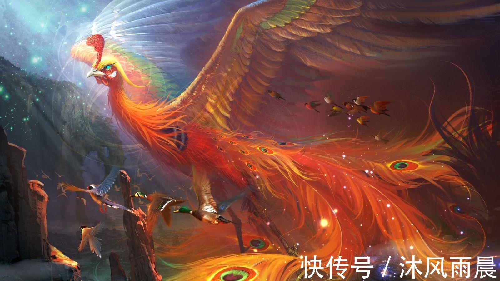 十大神鸟#上古神话中十大神鸟分别是哪些?我们熟悉的精卫便是其中之一