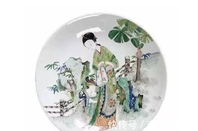 仕女&瓷器鉴定知识:康熙瓷器上的仕女图特点!