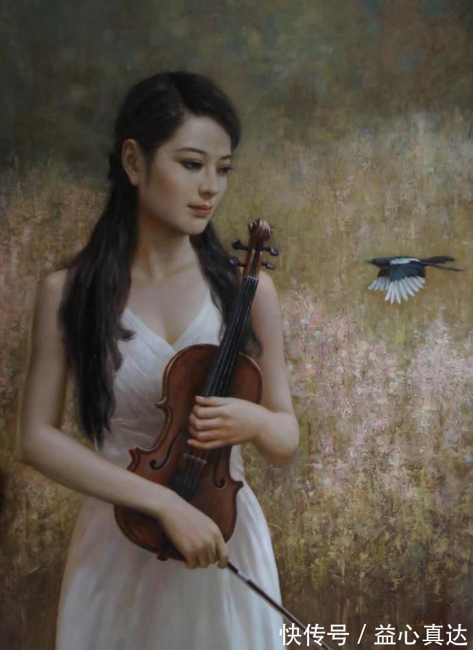 性感#艺术学院教授人体油画中的性感少女,细腻逼真,纤毫毕现