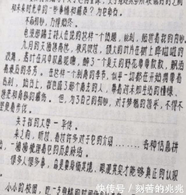 女大学生字迹太漂亮，被戏称“人肉打印机”网友看到直呼太强大