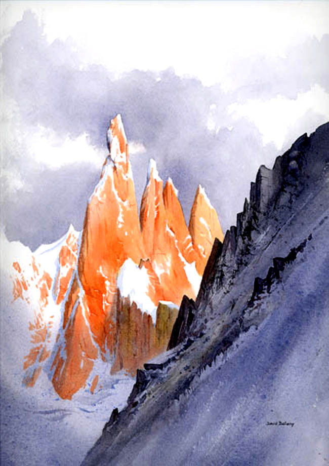 水彩画@英国顶尖水彩画家戴维 · 贝拉米的风景绘画作品