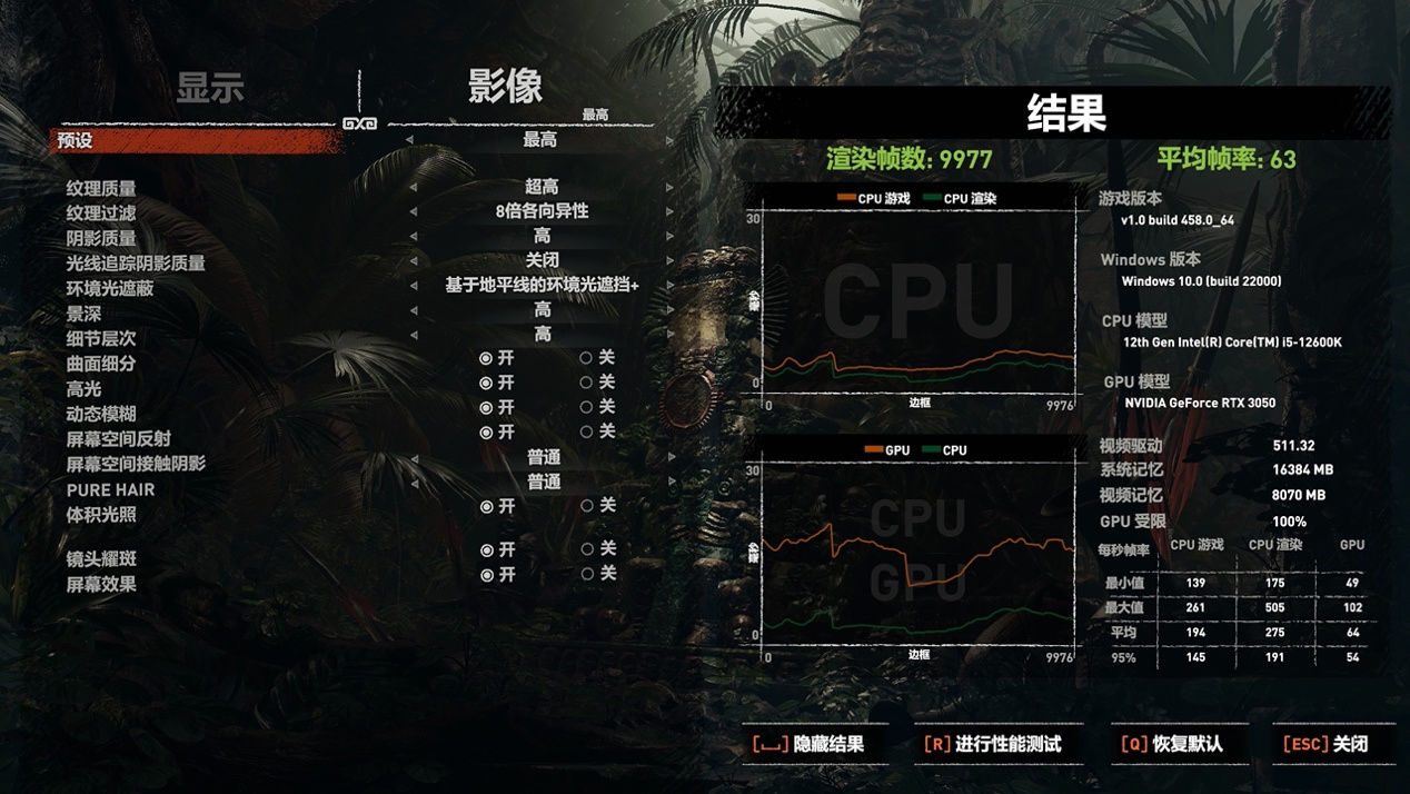 nvidiiGame GeForce RTX 3050 Ultra W OC评测：1080P小甜甜