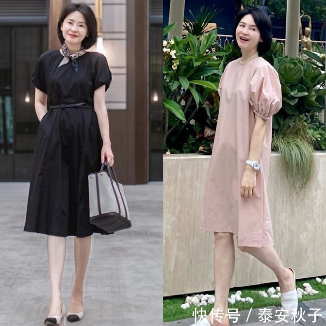 女人|50岁+女人别穿得像大妈!学她的减龄穿搭:年过半百也能很迷人