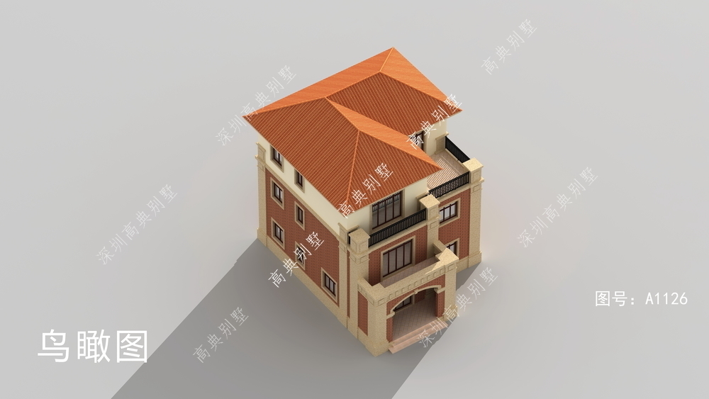 别墅|这款三层欧式别墅,占地面积不大,除了家庭居住,还可以待客。