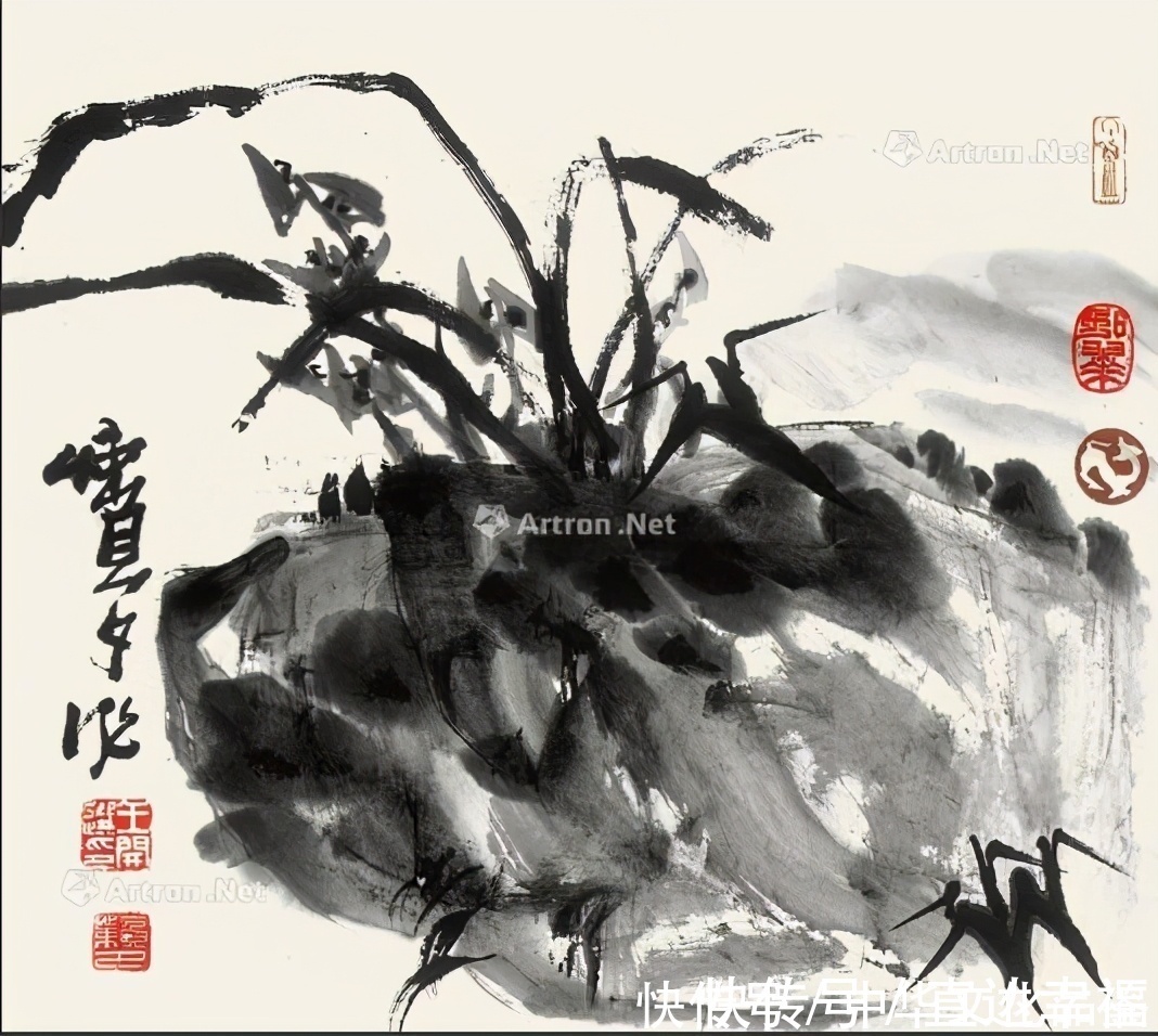 艺术市场|著名画家王开选作品《青山飞瀑图》以1430万高价成交 再创新高