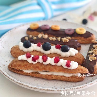 #2021创意料理组——创意“食”光#可爱的闪电泡芙