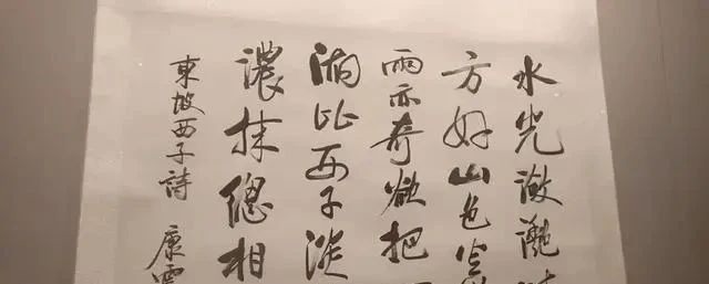 百家讲坛&康震书法没让粉丝失望，儒雅细腻，字如其人，略带“启功体”笔意