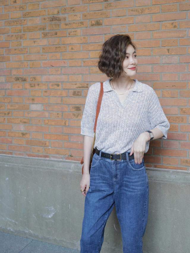 半身裙|秋季,针织衫怎么穿才高级?搭配半身裙或牛仔裤优雅洋气,超好看