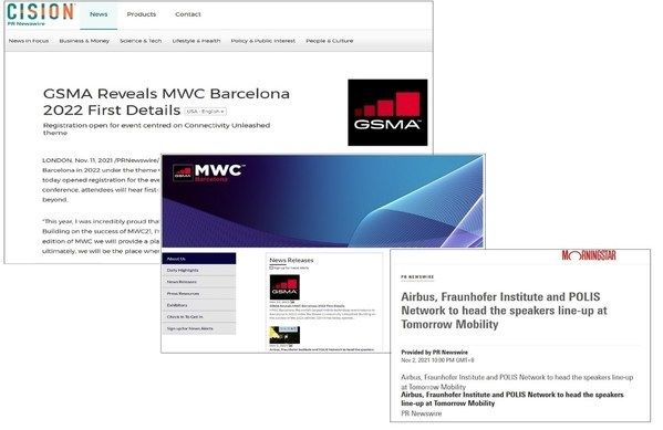 新闻稿|美通社再度成为世界移动通信大会(MWC)的官方合作伙伴