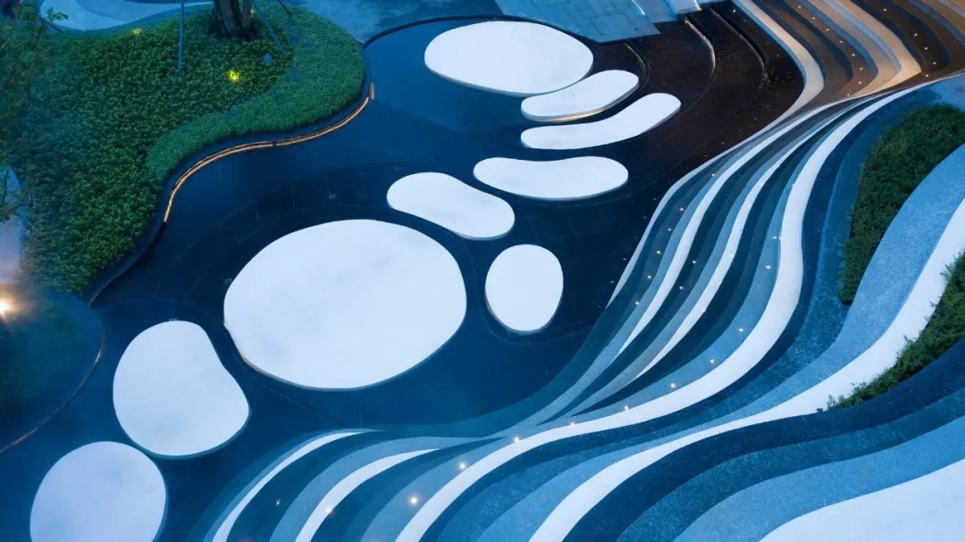 设计|以地为纸,泼墨生花|世茂滨江壹号