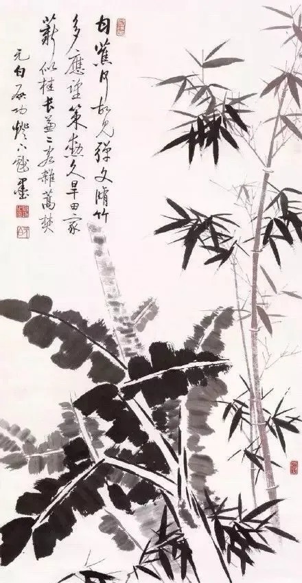 画竹@启功画竹大全,清秀至极!