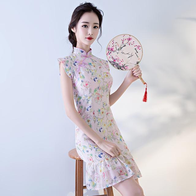 连衣裙 古风雅韵的旗袍,尽展中国女性的婉约情怀