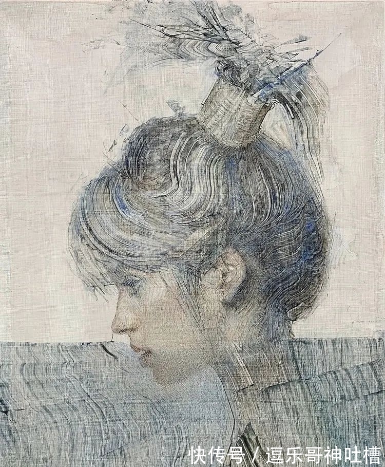 画作#“自毁”画作的艺术家,描绘不一样的油画,视觉效果超一流