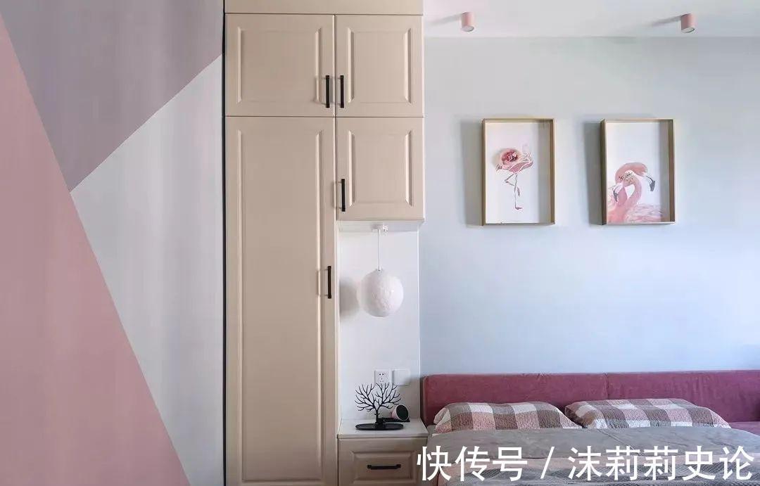 中性色|原来墙面现在流行几何拼色装,层次感明显,也增添了趣味性!