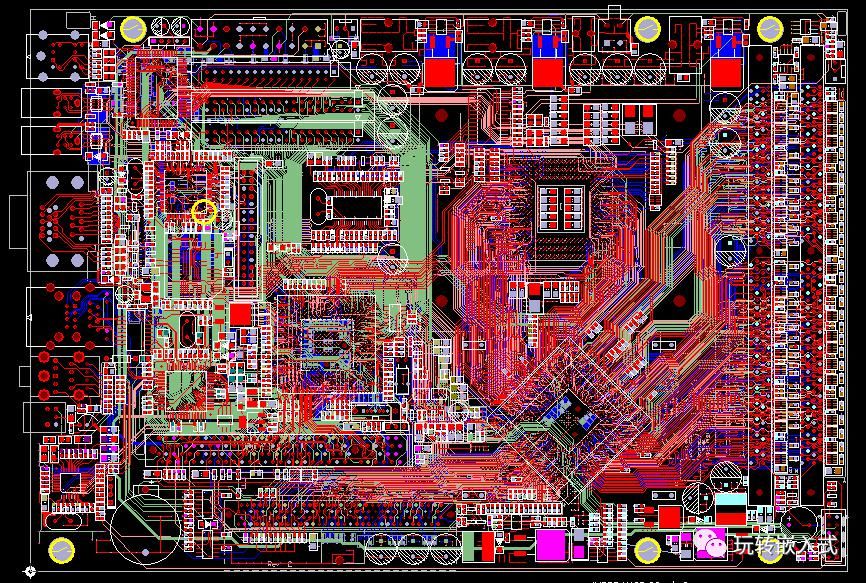 前辈|八层板PCB展示，电脑主板PCB美图展示