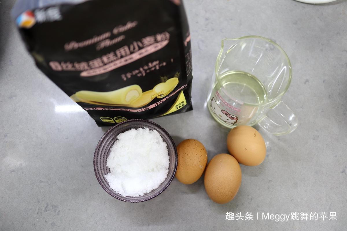 3个鸡蛋做出9个蛋糕,松软细腻微甜,孩子的早餐和零食全有了