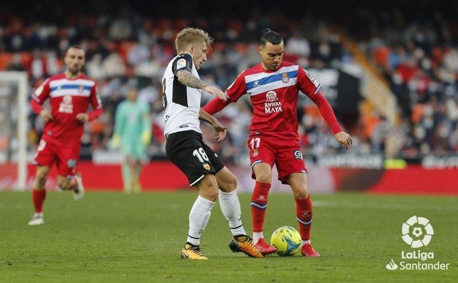 莫隆|西班牙人2-1瓦伦西亚!西甲:武磊连续4轮替补未登场