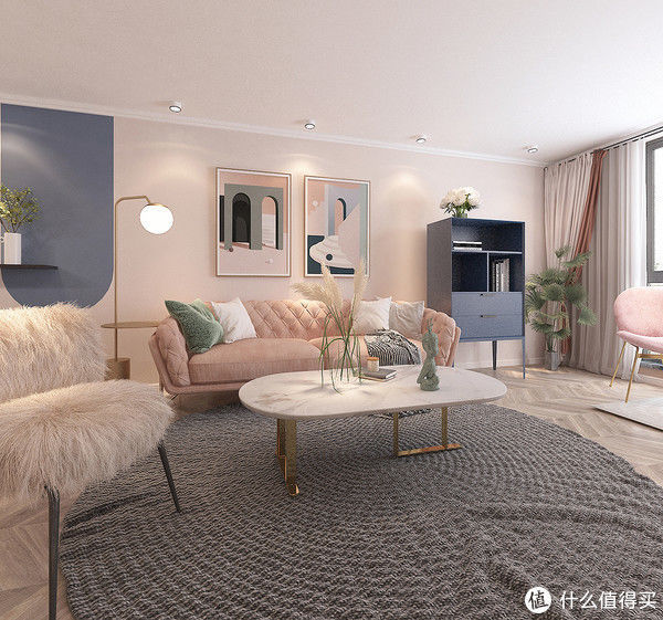 卧室|参观完47岁阿姨的家,感觉自叹不如,仅有47㎡却装修很敞亮又前卫