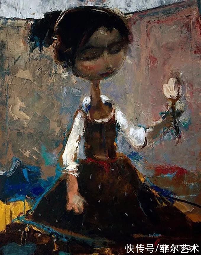 雷兹尼琴科！乌克兰著名画家谢里·雷兹尼琴科人物油画作品欣赏