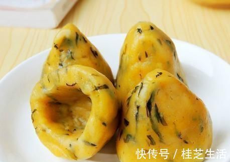 面团|这早餐,比馒头好吃,比馅饼简单,松软咸香健康,我家一周吃3次