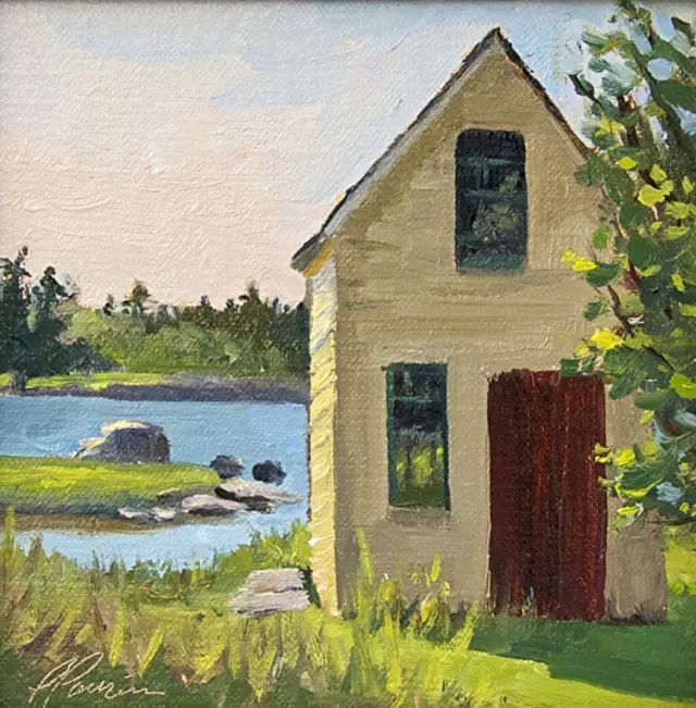 油画#加拿大画家Lili Anne Laurin的风景油画,在形色光影中倾洒出绝美风景