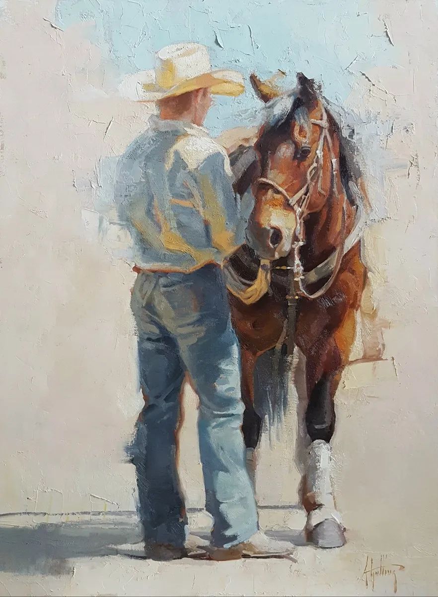 画家|美国90后美女画家,画马堪称一绝!