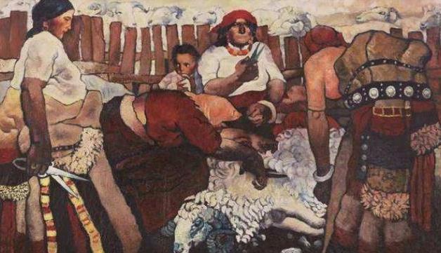 艺术家#“最贵在世艺术家”一生4段婚姻，58岁老来得子，一幅画卖4370万