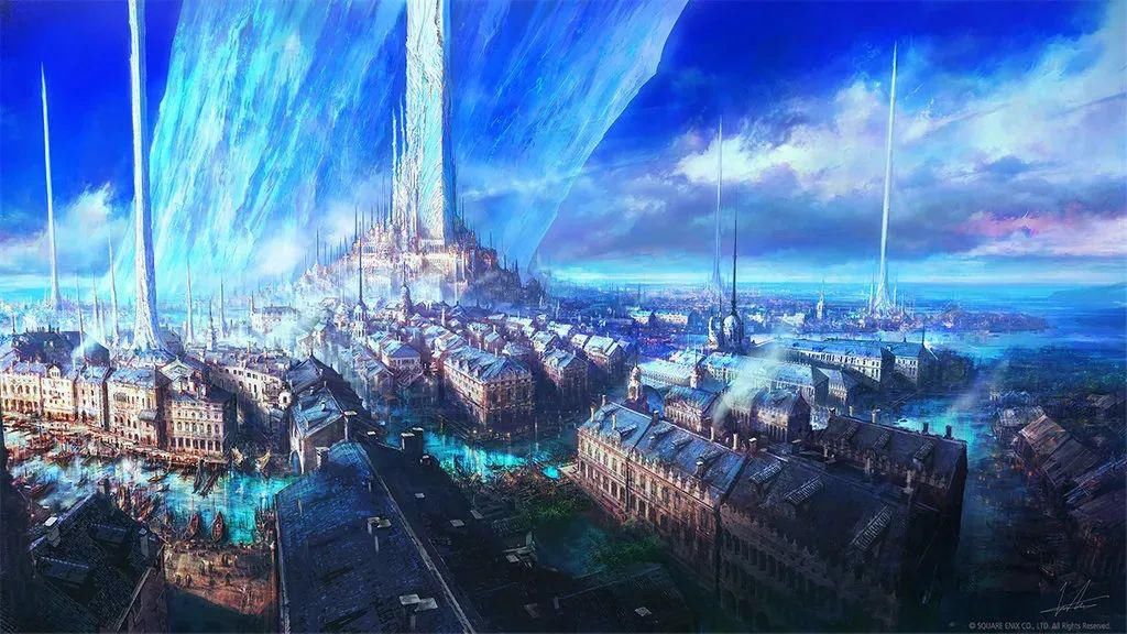 设定|SE《最终幻想16》官网上线，主视觉图和人物设定图公布。 ????