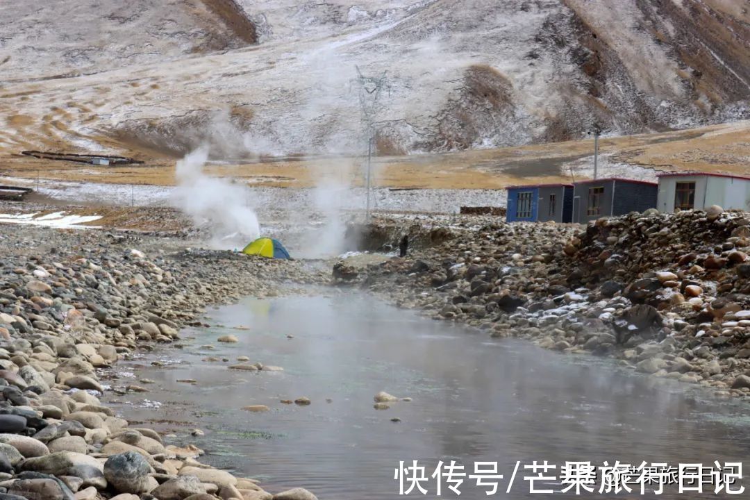 纳木错|西藏发现一条神奇的河流，一边是雪山一边是温泉，冰火两重天