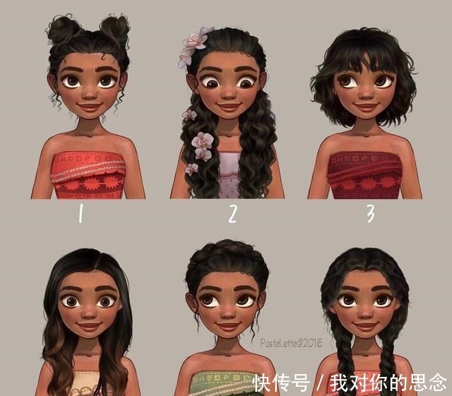 迪士尼公主|迪士尼公主的“不同发型”,双马尾艾莎年轻十岁,长发公主变辣妹