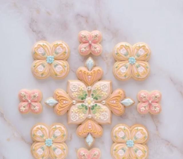 做出|一双巧手,做出童话般的翻糖饼干,看完你会舍不得吃网友称太美