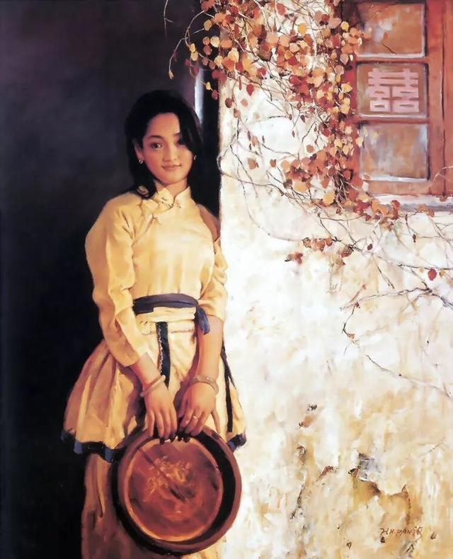 挂历#周迅早年“人体模特”油画曝光,一幅卖184万!18岁为艺术献身?