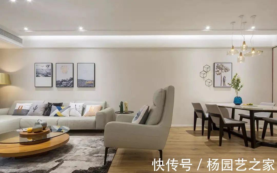 三居室|129㎡现代简约风，三居室户型，舒适感满满！