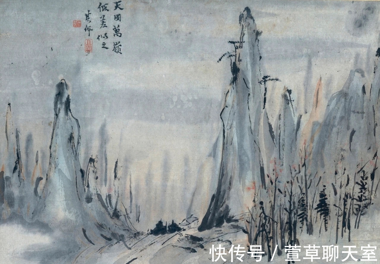 手指|因为一场梦,他弃笔转用手指画画,开创指画流派,让人直呼神技