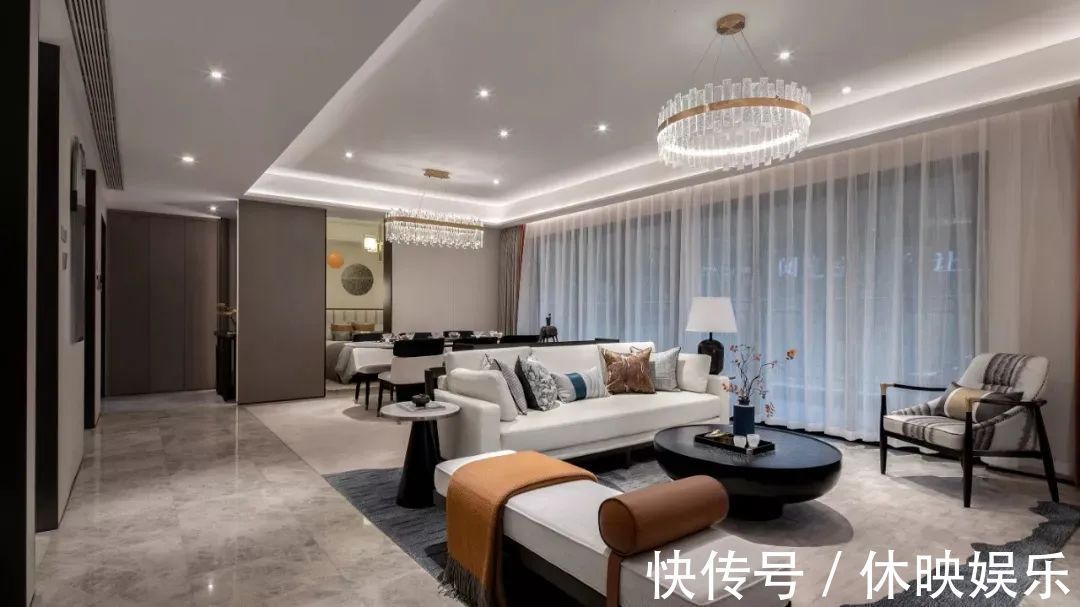 诗意|142㎡现代禅意,儒雅舒适的空间,满屋子的轻松与诗意