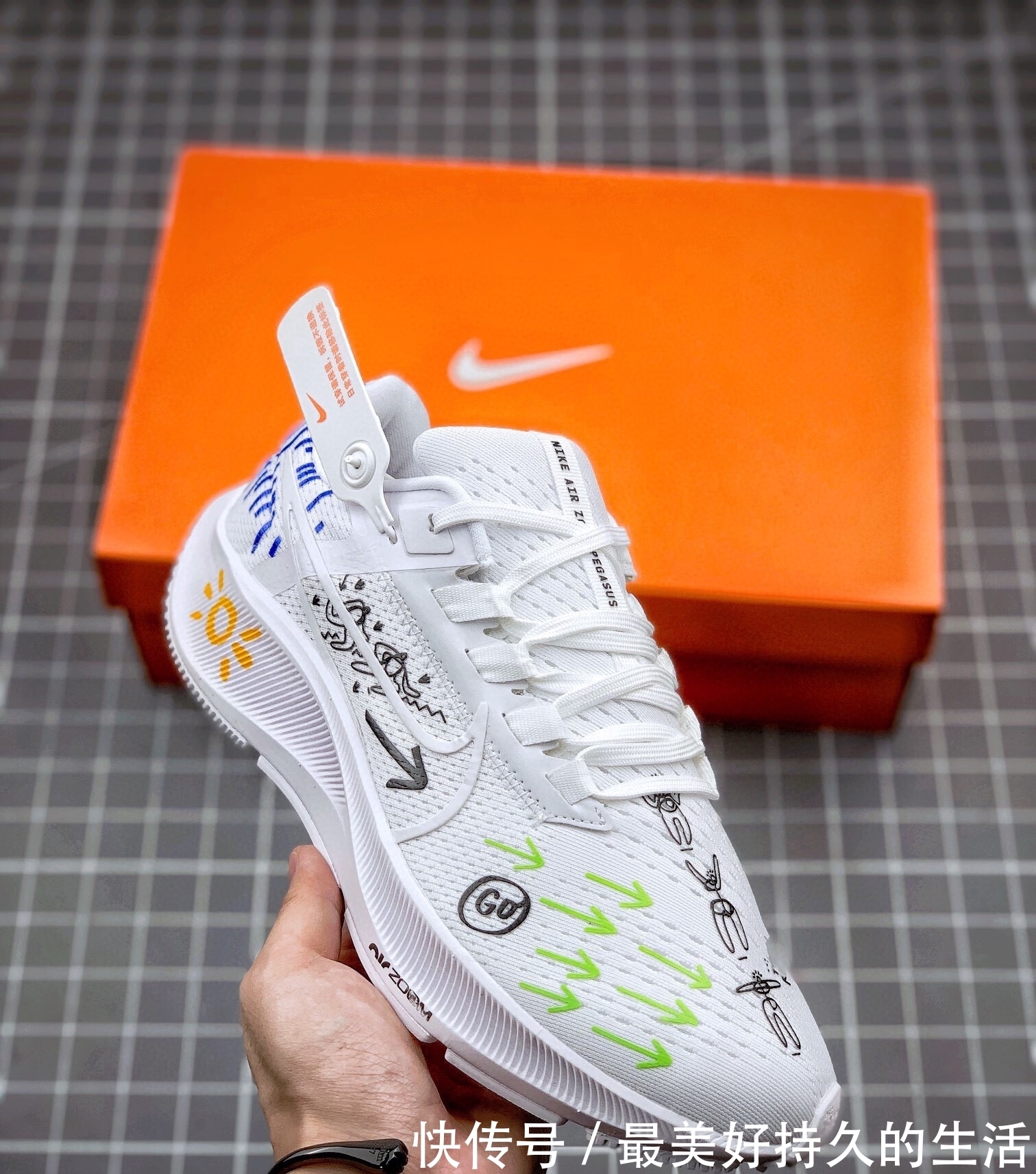 zoom|Nike Air Zoom Pegasus 38白涂鸦