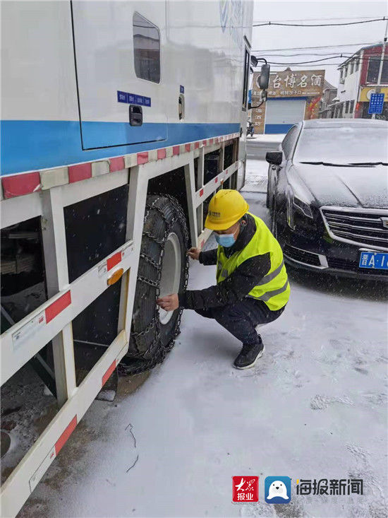 董玉歌|淄博移动“网络卫士”迎风踏雪抗寒保通信