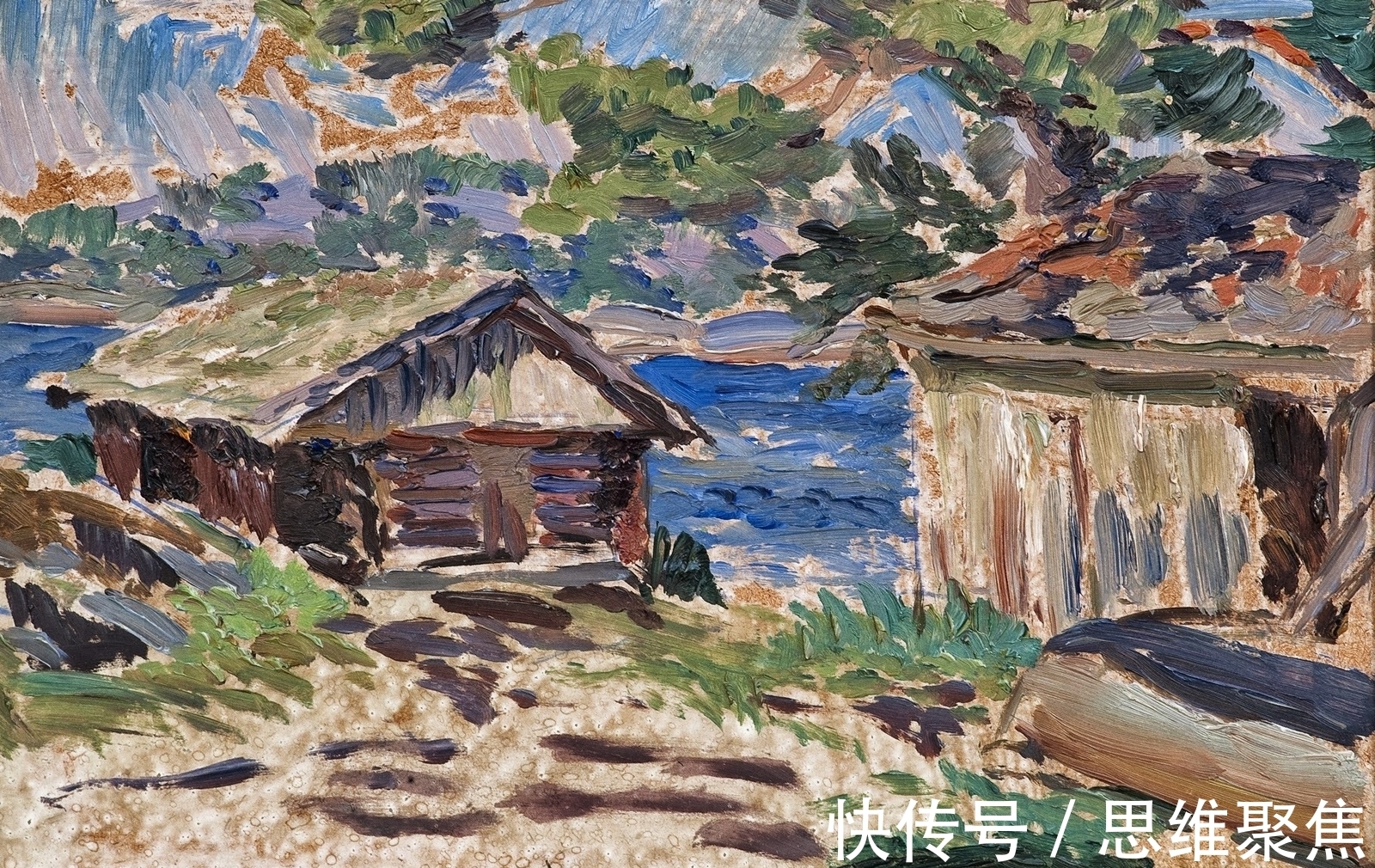 桑特里#笔意未尽的挥洒,印象派画家桑特里的绘画作品