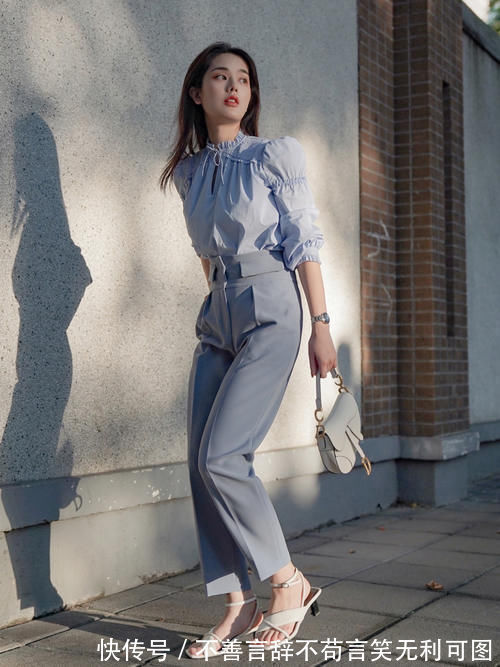 尖头 今年流行的“九分裤+低跟鞋”这样穿,显高还有气质,适合小个子
