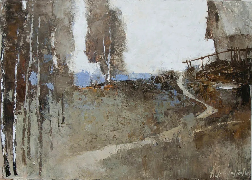 笔触@笔触率性,优雅朦胧的风景油画,迷人!