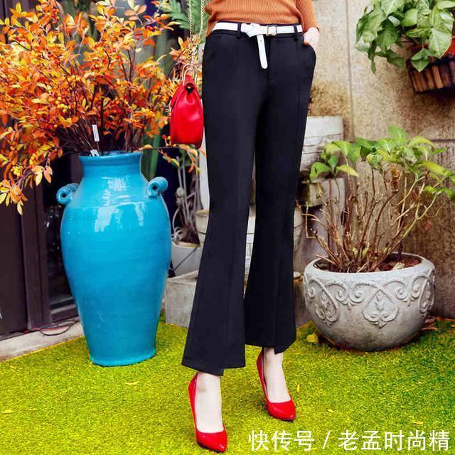 紧身|40岁女人上班穿的裤子别太紧身,久坐不舒服,宽松亲肤才更好
