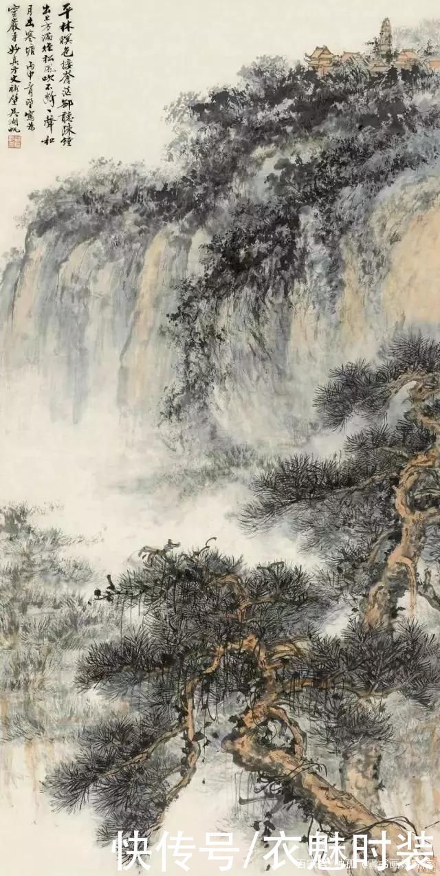 山水画|张大千曾经高度完美,傅雷却对他的山水持贬低之态,究竟为何