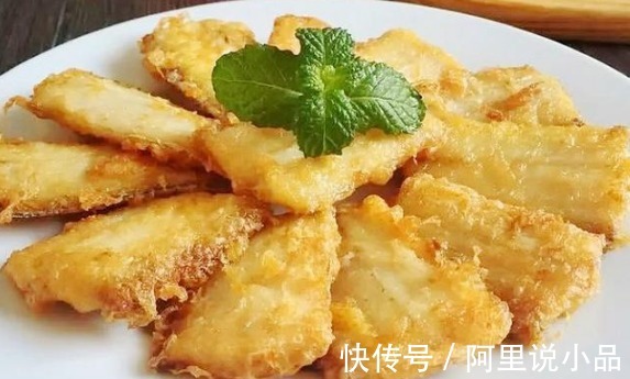 炸带鱼只用淀粉是不够的,方法不对,难怪不香不酥脆!