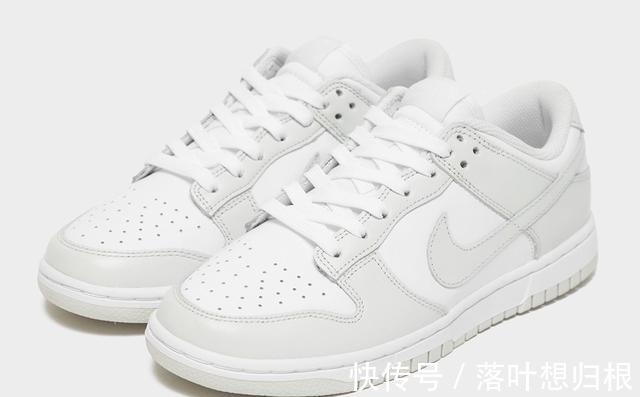 wmns Vibe风十足！全新「白灰」Dunk Low实物释出！